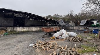 Samsun'da depoda çıkan yangın söndürüldü