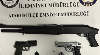 Samsun'da havaya ateş açan şüpheli yakalandı