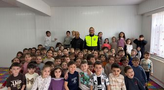 Samsun'da minik öğrencilere trafik eğitimi verildi