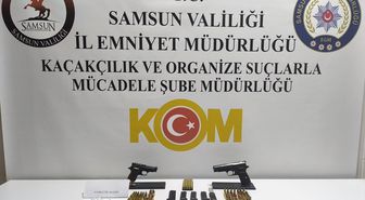 Samsun'da silah ve uyuşturucu operasyonunda 1 zanlı yakalandı