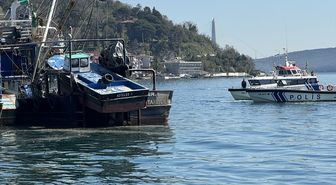 Sarıyer'de balıkçı teknesinde çıkan yangın söndürüldü