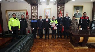 Siirt Emniyet Müdürü Öztürk'ten Vali Kızılkaya'ya ziyaret