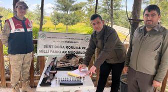 Siirt'te kaçak avlanan kişiye 51 bin 278 lira ceza kesildi
