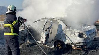 Siirt'te otomobilde çıkan yangın söndürüldü