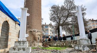Sivas'taki 829 yıllık Ulu Cami'nin restorasyonu devam ediyor