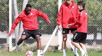 Sivasspor, Boluspor maçı için hazırlıklarını sürdürüyor