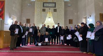 Suşehri'nde hacı adayları için eğitim semineri düzenlendi