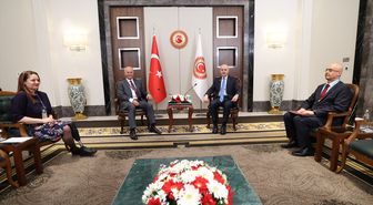 TBMM Başkanı Kurtulmuş, BM Mülteciler Yüksek Komiseri Salih ile görüştü