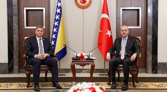TBMM Başkanı Kurtulmuş, Bosna Hersek Temsilciler Meclisi Birinci Başkanvekili Zvizdic ile görüştü