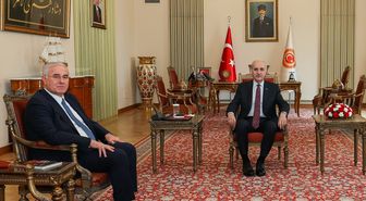TBMM Başkanı Kurtulmuş, Kamu Başdenetçisi Akarca'yı kabul etti