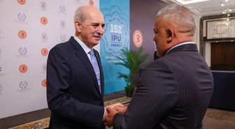 TBMM Başkanı Kurtulmuş, Malavi Ulusal Meclisi Başkanı Suleman ile görüştü