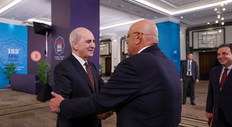 TBMM Başkanı Kurtulmuş, Mısır Temsilciler Meclisi Başkanı Badawy ile görüştü