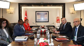 TBMM Başkanı Kurtulmuş, PAB Genel Sekreteri Chungong ve Genel Kurul Sekreteri Jabre ile görüştü