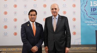TBMM Başkanı Kurtulmuş, Pakistan Ulusal Meclisi Başkanı Sadık ile görüştü