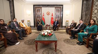 TBMM Başkanı Kurtulmuş, Umman Şura Meclisi Başkanı Al Maawali ile görüştü
