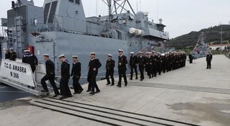TCG Amasra mayın avlama gemisi NATO görevine katılacak