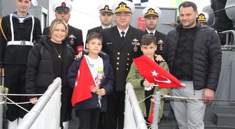 TCG Tayfun hücumbotu ile TCSG-15 Sahil Güvenlik botu Kocaeli'de ziyarete açıldı