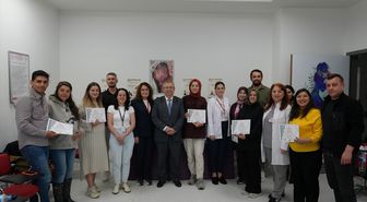 Tekirdağ'da anne adayları gebe okulunda eğitim aldı