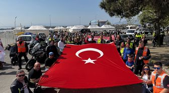 Tekirdağ'da motosiklet tutkunları, Anneler Günü ve Kakava Şenliği dolayısıyla tur düzenledi