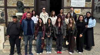 Tekirdağ'da üniversite öğrencileri müzeleri gezdi