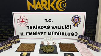 Tekirdağ'da uyuşturucu operasyonlarında yakalanan 10 şüpheli tutuklandı