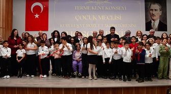 Terme'de Çocuk Meclisi kuruldu