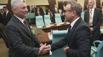 Ticaret Bakanı Bolat ABD Ticaret Odası heyetiyle görüştü Açıklaması