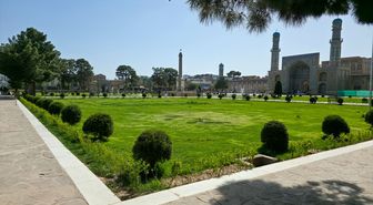 TİKA tarafından yenilenen Herat Ulu Cami parkı hizmete açıldı
