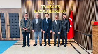 TİSAV Genel Başkanı Koç ve MHP Gemerek İlçe Başkanı Acar'dan kurum ziyareti