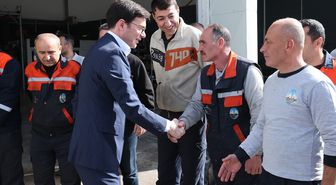 Tokat Belediye Başkanı Yazıcıoğlu, belediye personeli ile bir araya geldi