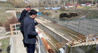 Ulaş Kaymakamı Eskimez, Karacalar Barajı'nda incelemelerde bulundu