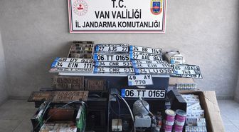 Van'da sahte plaka basıp sattıkları iddia edilen 4 şüpheli yakalandı