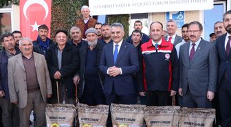 Yozgat'ta çiftçilere yağlık ayçiçeği tohumu desteği