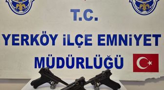 Yozgat'ta ruhsatsız silah taşıyan 2 zanlı gözaltına alındı