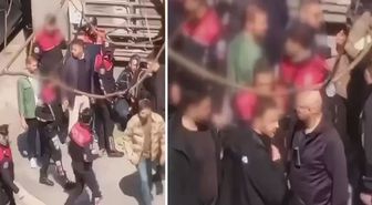 İsrail Konsolosluğu önündeki çatışmada şüphelilerden birinin yakalandığı anlar kamerada