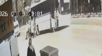 Kriko kaydı, tamir etmeye çalıştığı minibüsün altında kalıp, yaralandı