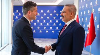 Bakan Fidan, Hollandalı mevkidaşı Berendsen ile görüştü