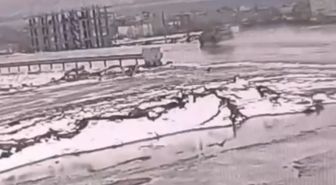Bitlis'te otomobilin takla attığı kaza kamerada