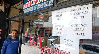 Çivrilli berberden dayanışma örneği