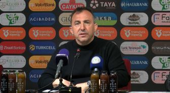 Samsunspor maçının ardından