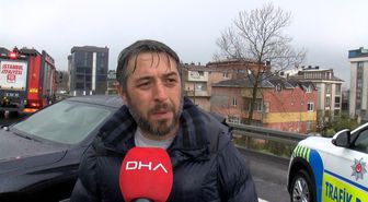 Çekmeköy Kuzey Marmara Otoyolu'nda zincirleme kaza; 1 ağır 4 yaralı