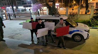 Düzce'de polislere anlamlı sürpriz: 'İyi ki varsınız'