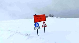 Hasköy-Mutki yolu tipi nedeniyle ulaşıma kapatıldı