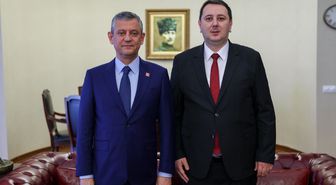 CHP Genel Başkanı Özgür Özel, Kuzey Makedonya'dan THP Genel Başkanı Enes İbrahim ile görüştü