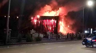 Ankara'da fabrika yangını