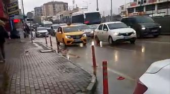 Bursa'da tehlikeli manevra: 3 bin lira ceza kesildi