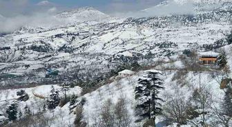 Kahramanmaraş'ın yüksek kesimlerinde kar etkili oldu