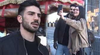 Kestaneci Alper’in ünü dünyaya yayıldı! Turistler fotoğraf çektirmek için sıraya giriyor