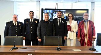 Polis Günü'nde çifte mutluluk, Müberra ve Fatih çifti dünyaevine girdi