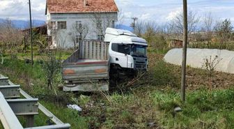 Samsun'da tır tarlaya uçtu: 1 yaralı - haberler.com